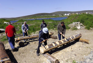 Axe Training at Viking Site